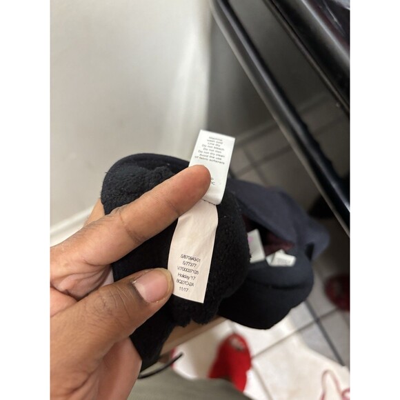 Athleta Polartec Power Stretch Peak Tight XS Burgundy Cassis/Black Fleece Lined - Picture 7 of 9